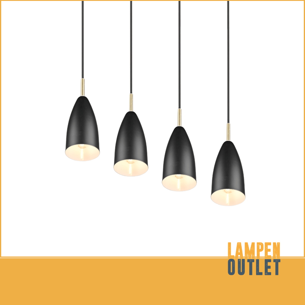 Pendelleuchte Farin, schwarz