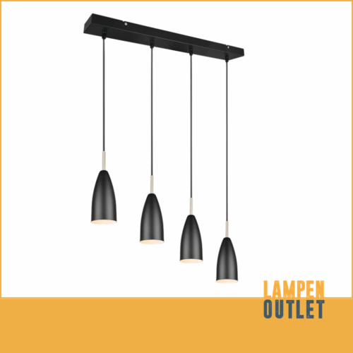 Pendelleuchte Farin, schwarz