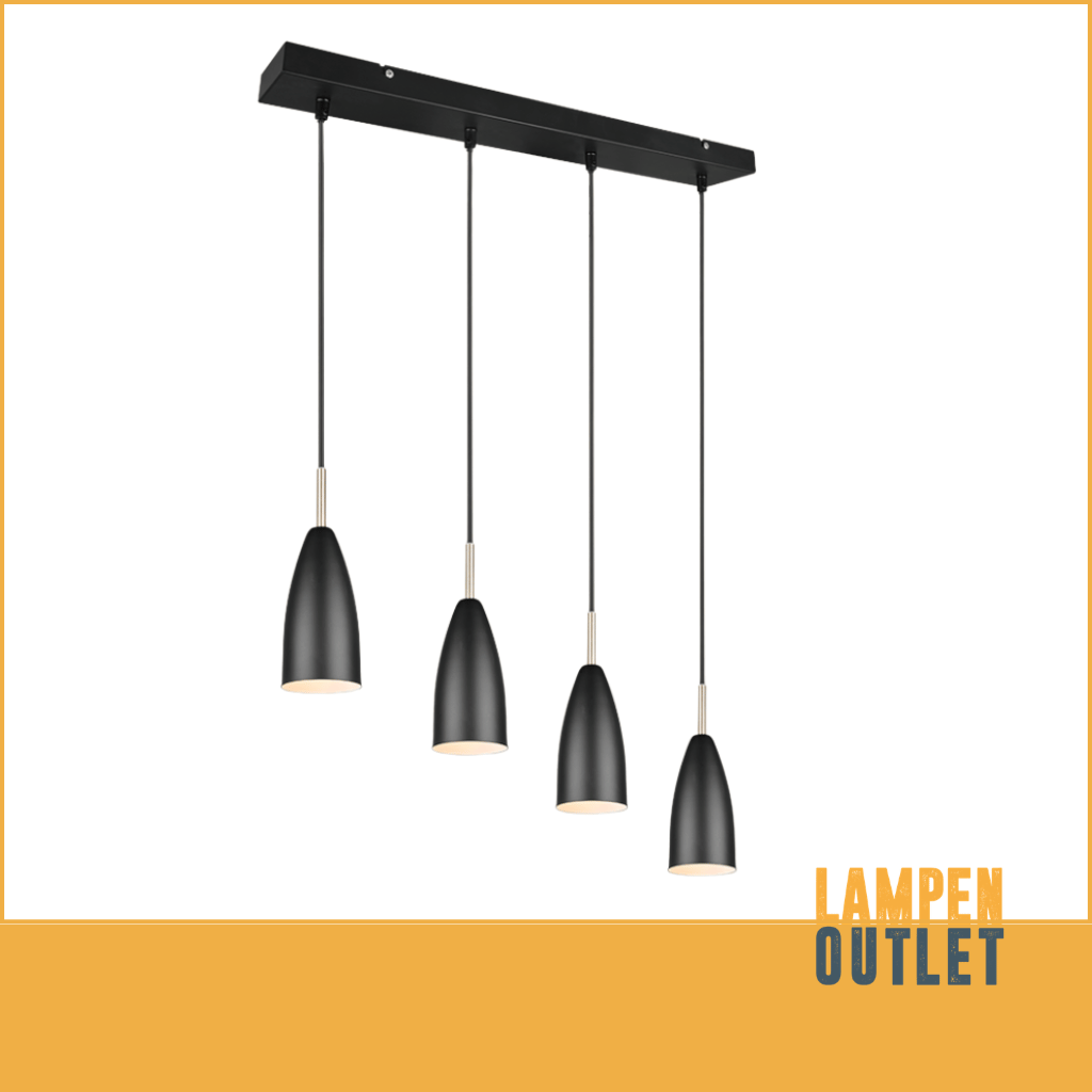 Pendelleuchte Farin, schwarz