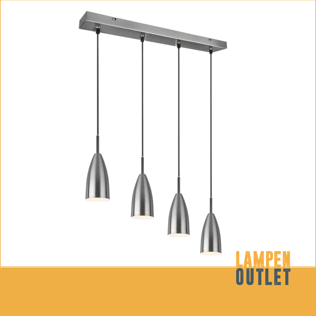 Pendelleuchte Faris, Nickel